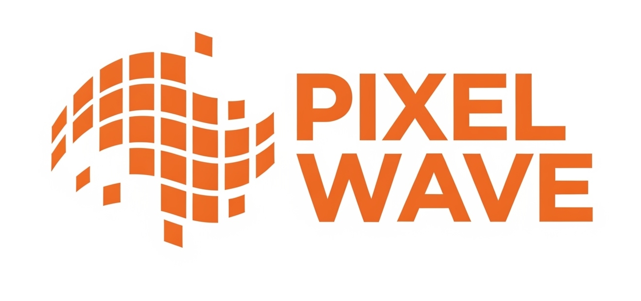 Pixel Wave Logo