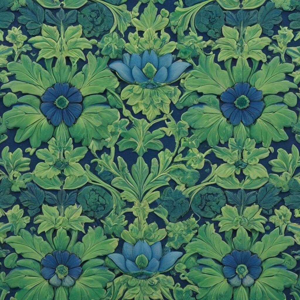 A Kaleidoscope of Green: Exploring Shapes and Fractals